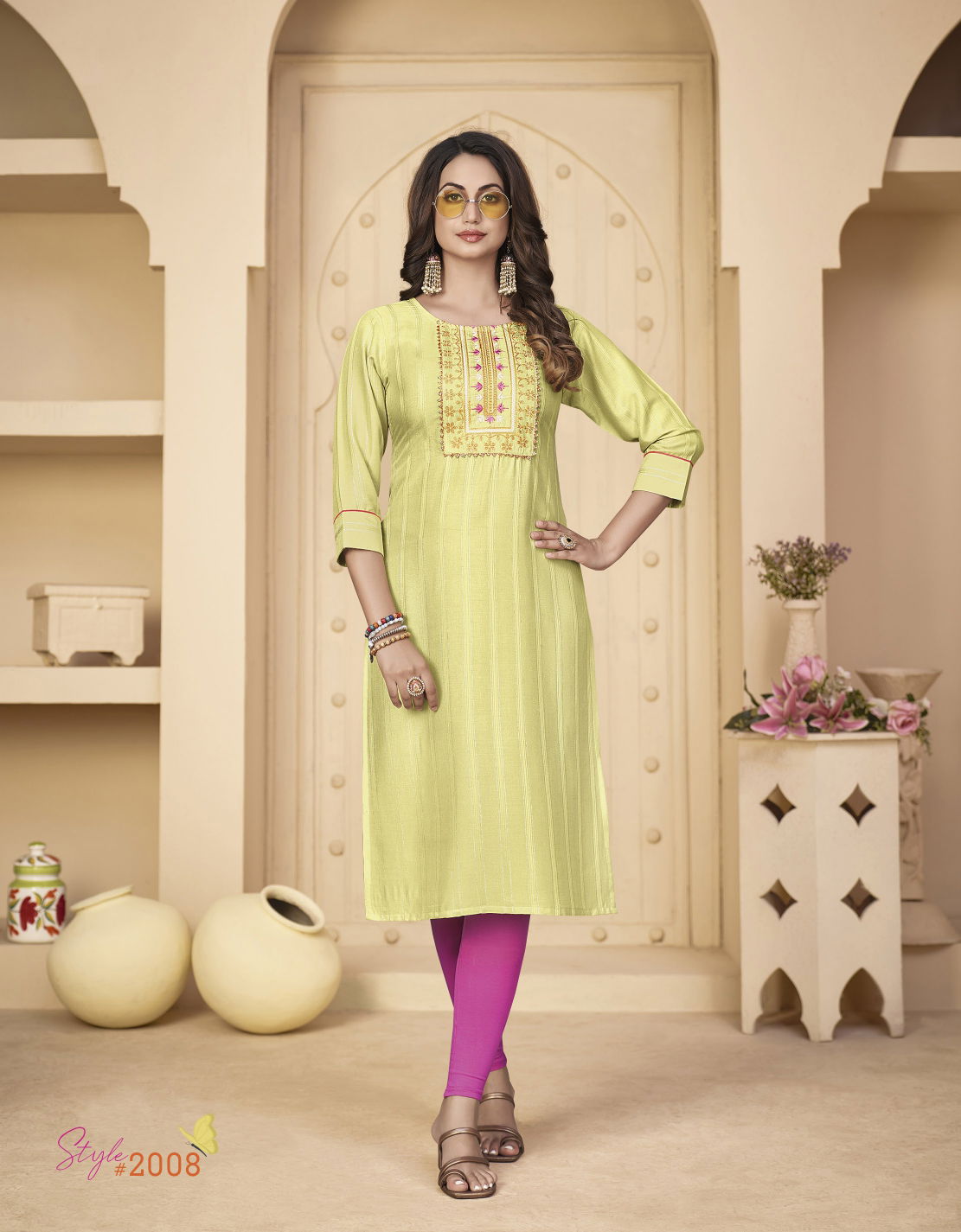 Fashion Story 2 Latest Embroidery Fancy wear Designer Kurti Collection
